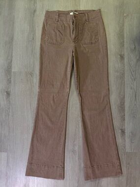 Bagatelle Taupe Wide-Leg High-Rise Pants